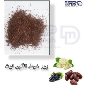 توت و انگور و خرما